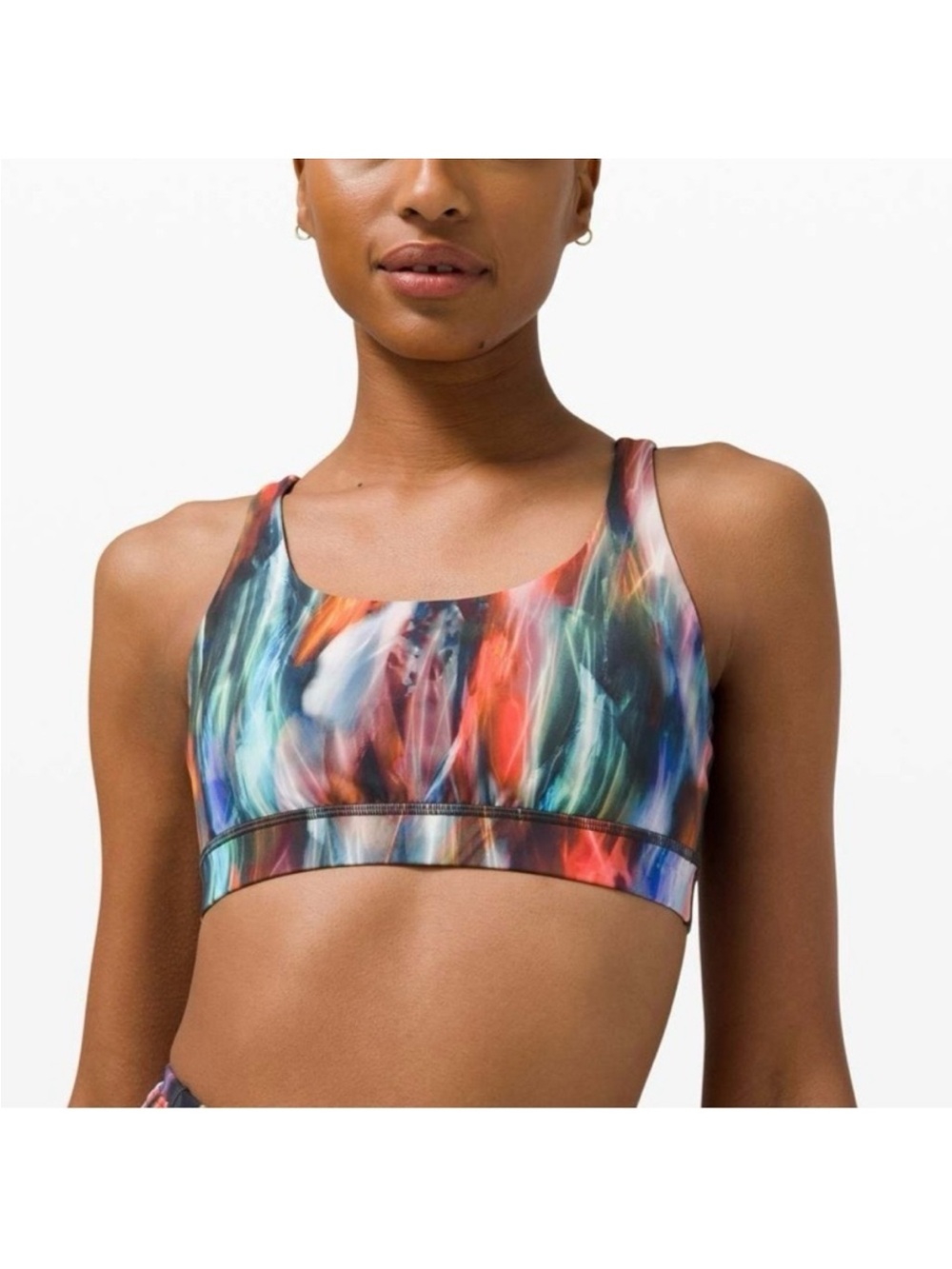Lululemon Energy Sports Bra in Chroma Fusion Multi